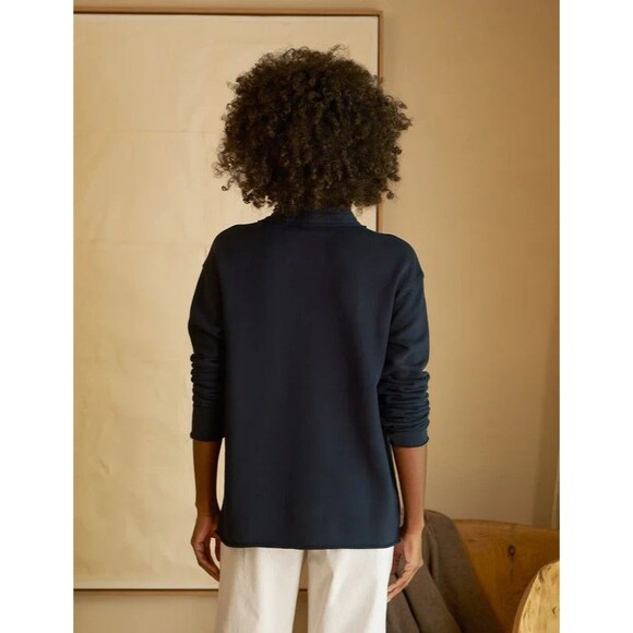 Frank & Eileen Patrick Popover Henley British Royal Navy Triple Fleece Medium - Picture 2 of 5